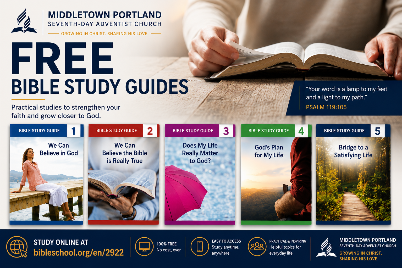 Bible Study at Middletown-Portland SDA Church